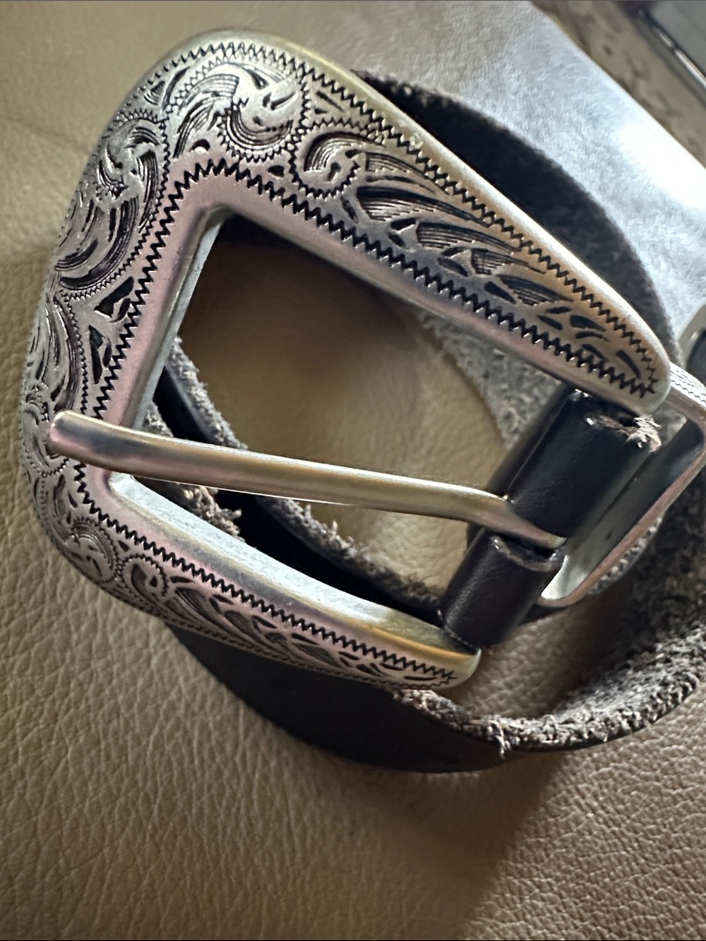 Urban Outfitters Leather Belt Black